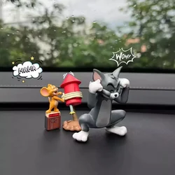 Charming Tom and Jerry Sleeping Pose Ornament - Cute Desk or Car Dashboard Decoration (Tom - 3)