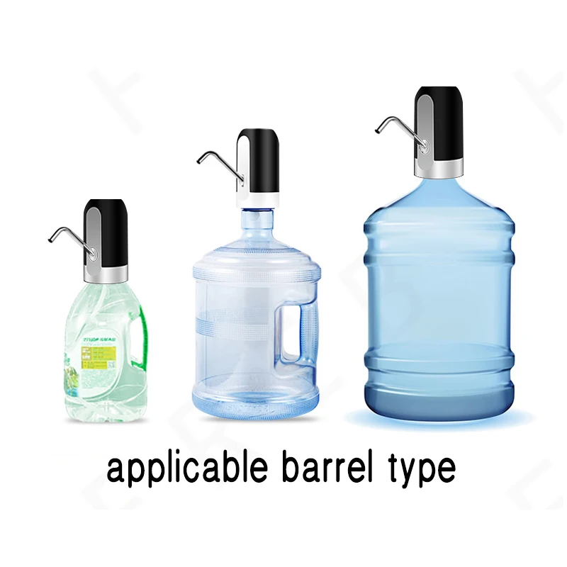 Wireless Electric water dispenser Barreled Water Pump USB Rechargeable Mini Portable Fast Water Automatic Dispenser Simple Barrel Type Pumpin