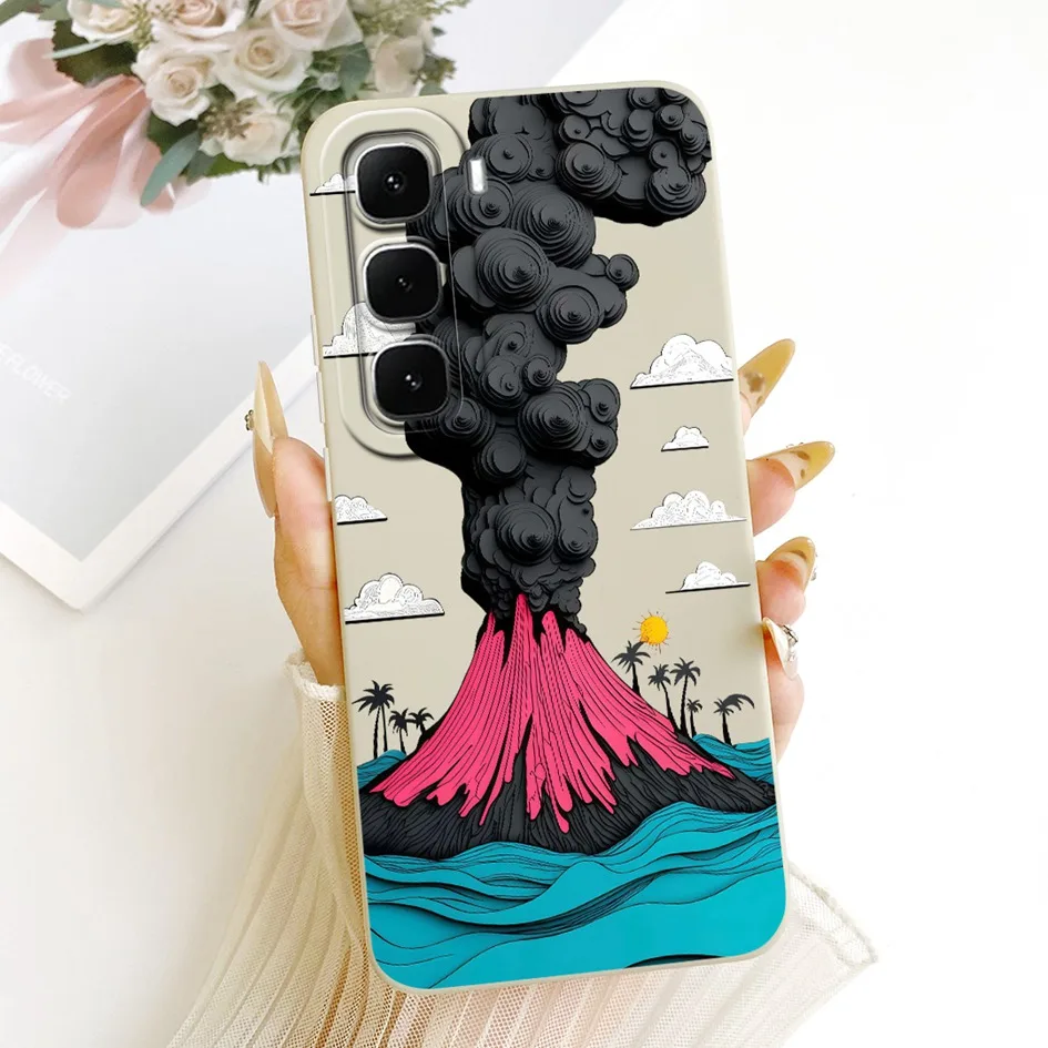 Cute Cartoon Candy Color Anti-Slip Silicone Phone Case with Lens Protection