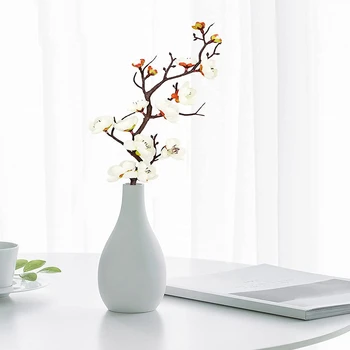 Artificial Plum Blossom Silk Flower Branches 1