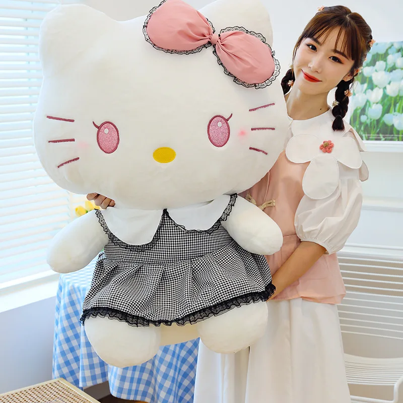 

new Sanrio kawaii anime Cartoon Hello Kitty Cinnamoroll Plush Toy Doll Doll Pillow Cloth Doll Children's Day Girl Birthday Gift