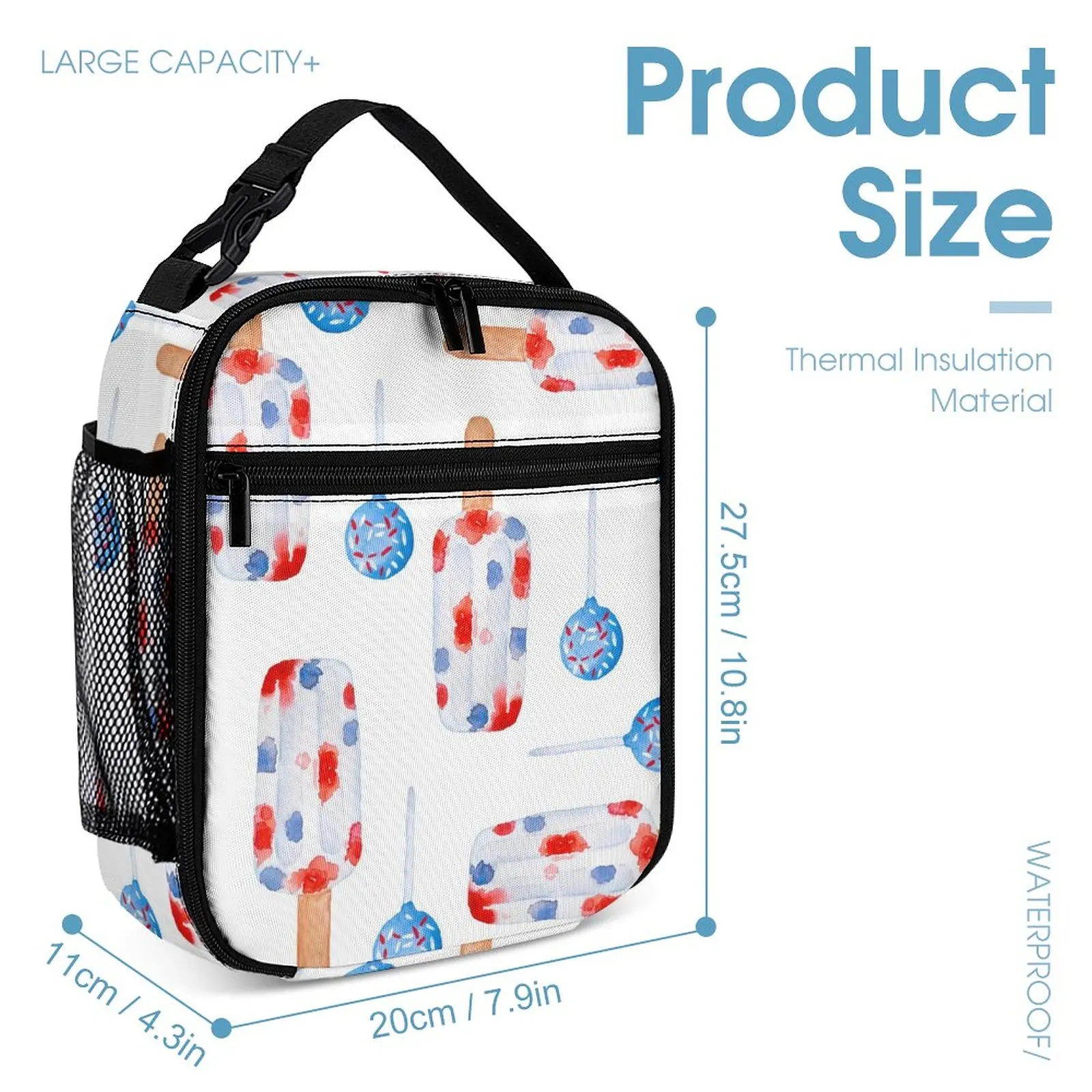 Artistic New Three-piece Suit Children's Backpack Kids Book bags Boys Girls Animal Bag Large Lunch Bag with Pencil Case