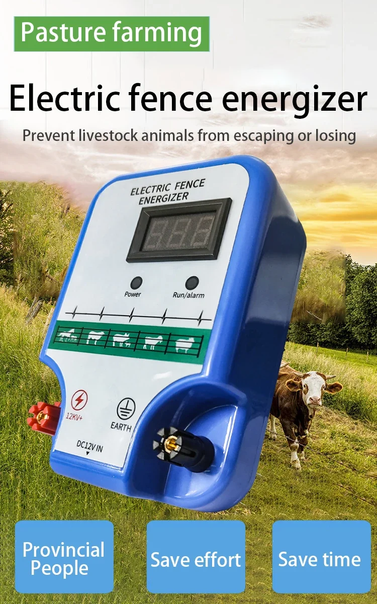 Electric Fence Energizer Portable Solar Panel for Fence System