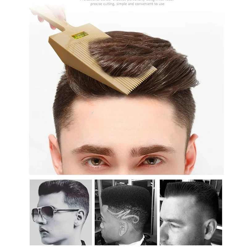 Description Picture 4 of itemMen Flat Top Guide Comb Haircut Clipper Comb Barber Shop Hairstyle Tool Hair Cutting Tool Salon Hairdresser Supplies Accessory