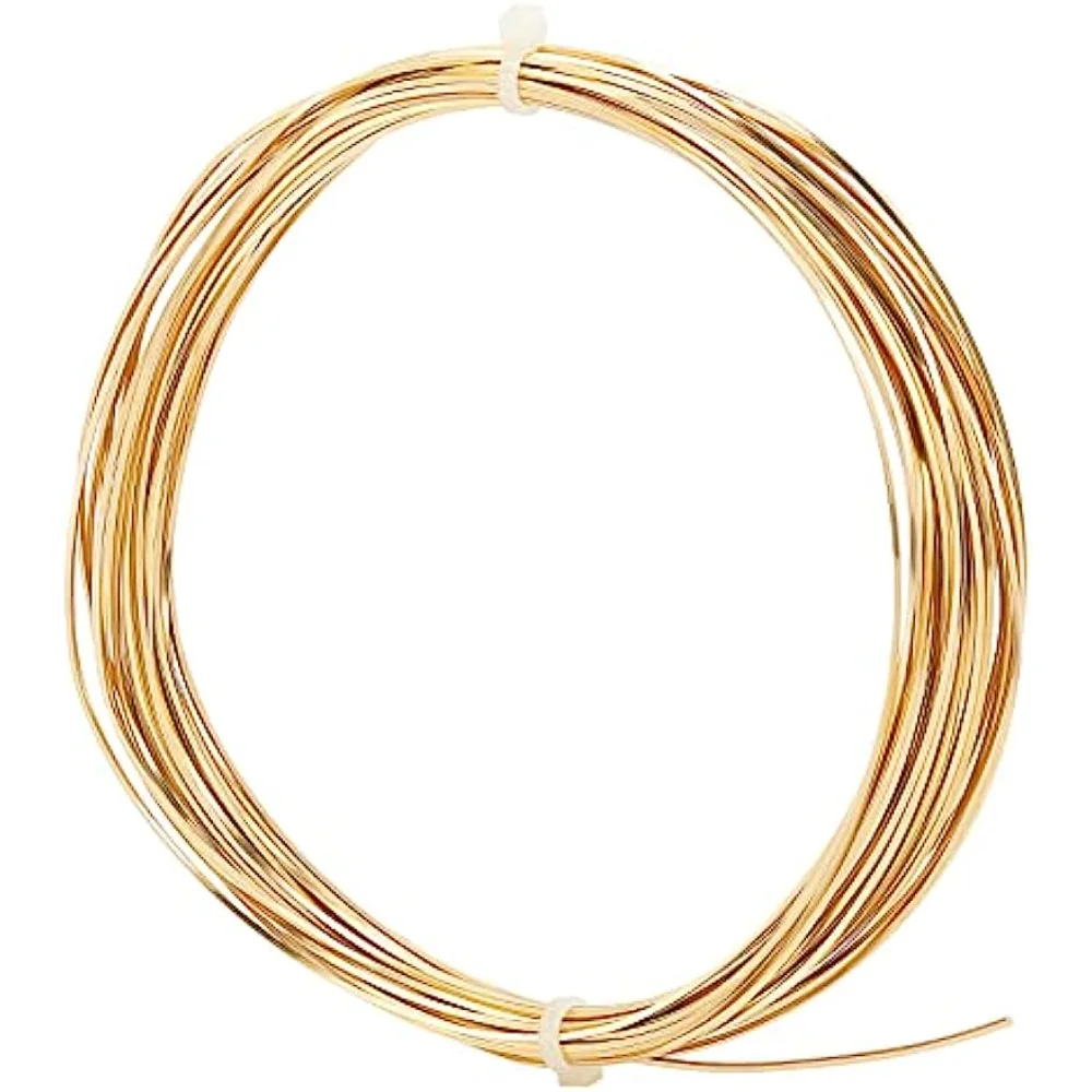 Wholesale BENECREAT 24 Gauge Titanium Wire Round Beading Wire