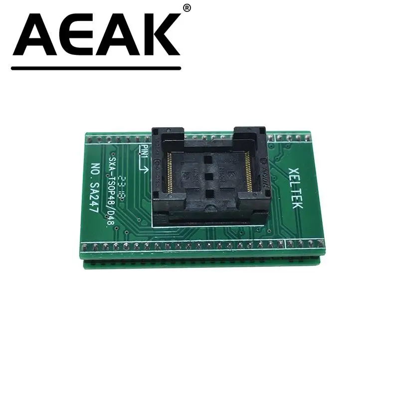 Top Quality TSOP48 to DIP48 adapter,TSOP48 test socket 0.5mm Pitch for RT809F RT809H & for XELTEK USB Programmer