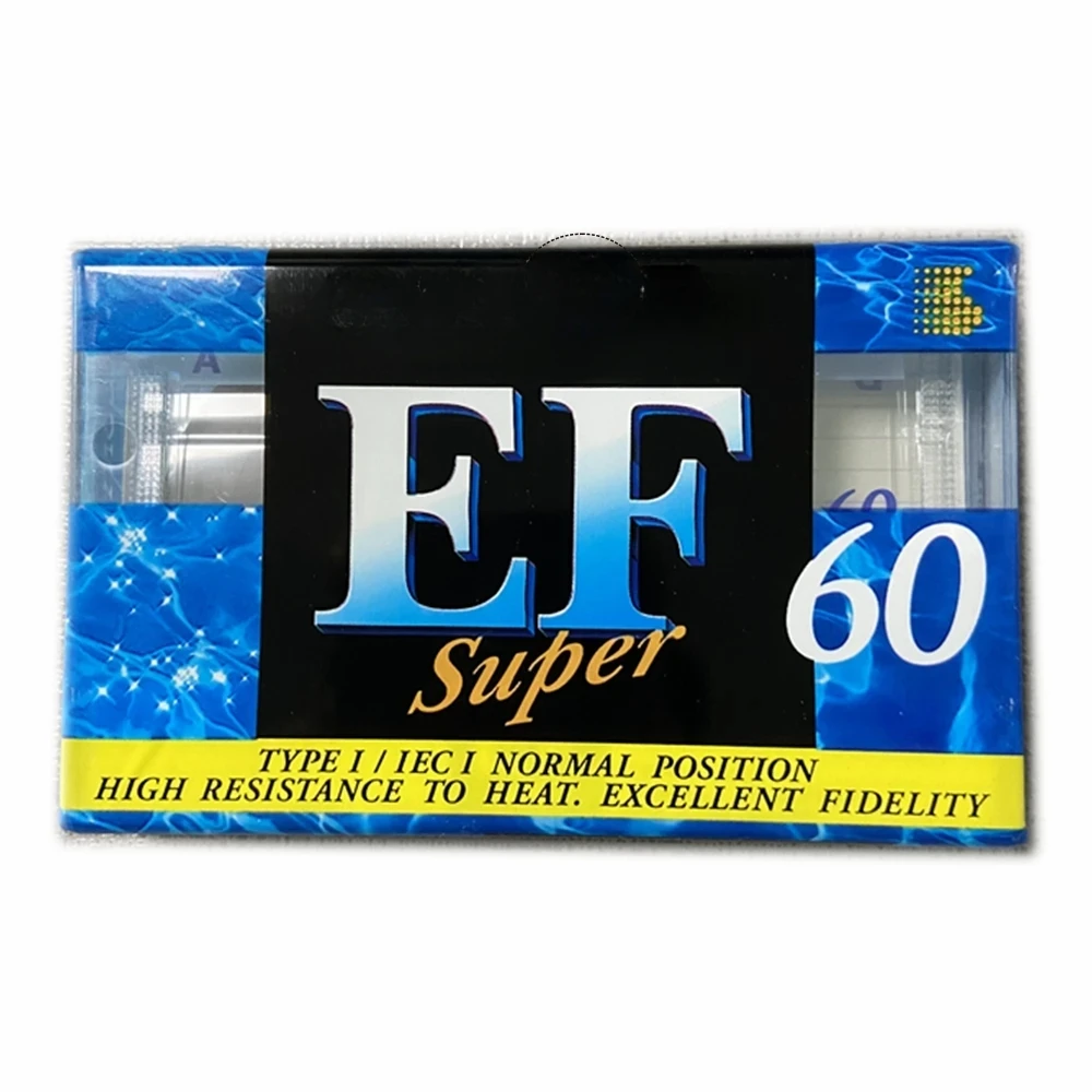 EF60 Blank Audio Recording Cassette Tape 60 Minute Sealed Single