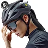 Musion Durag for Men Cycling Pirate Hat Breathable Mesh Pirate Bandana Cap Sweat Absorbent Helmet Inner Head Cover Skull Cap for 4