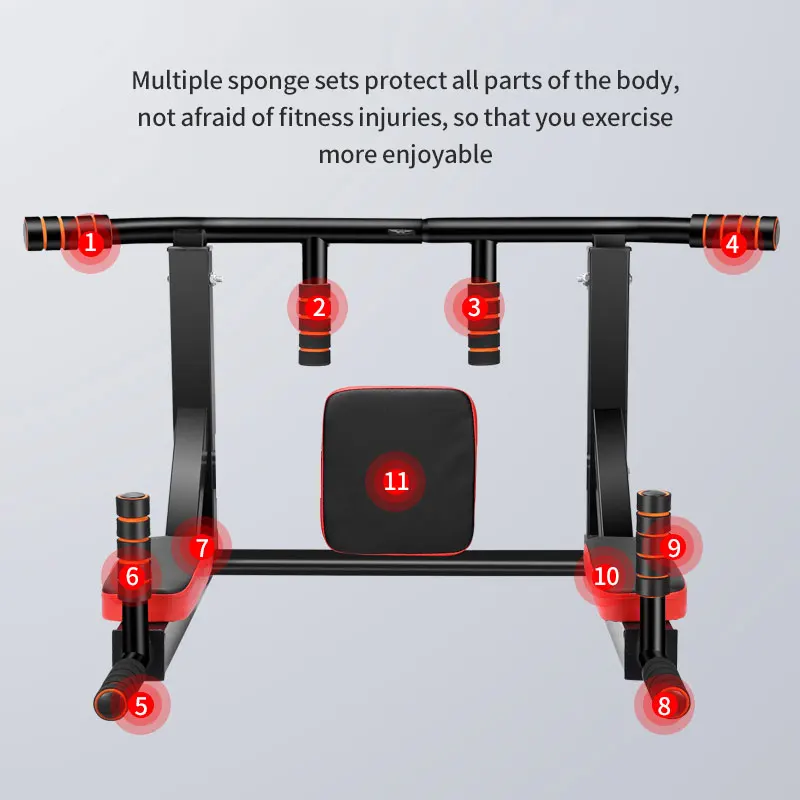 Multifunctional Wall-Mounted Pull-Up Bar for Home Workouts - Image 5