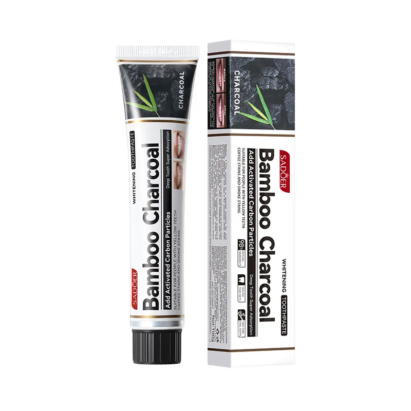 

Bamboo Charcoal Toothpaste Teeth Whitening Teeth Whitener Professional Dental Whitening Clean Teeth Freshen Mouth 100g