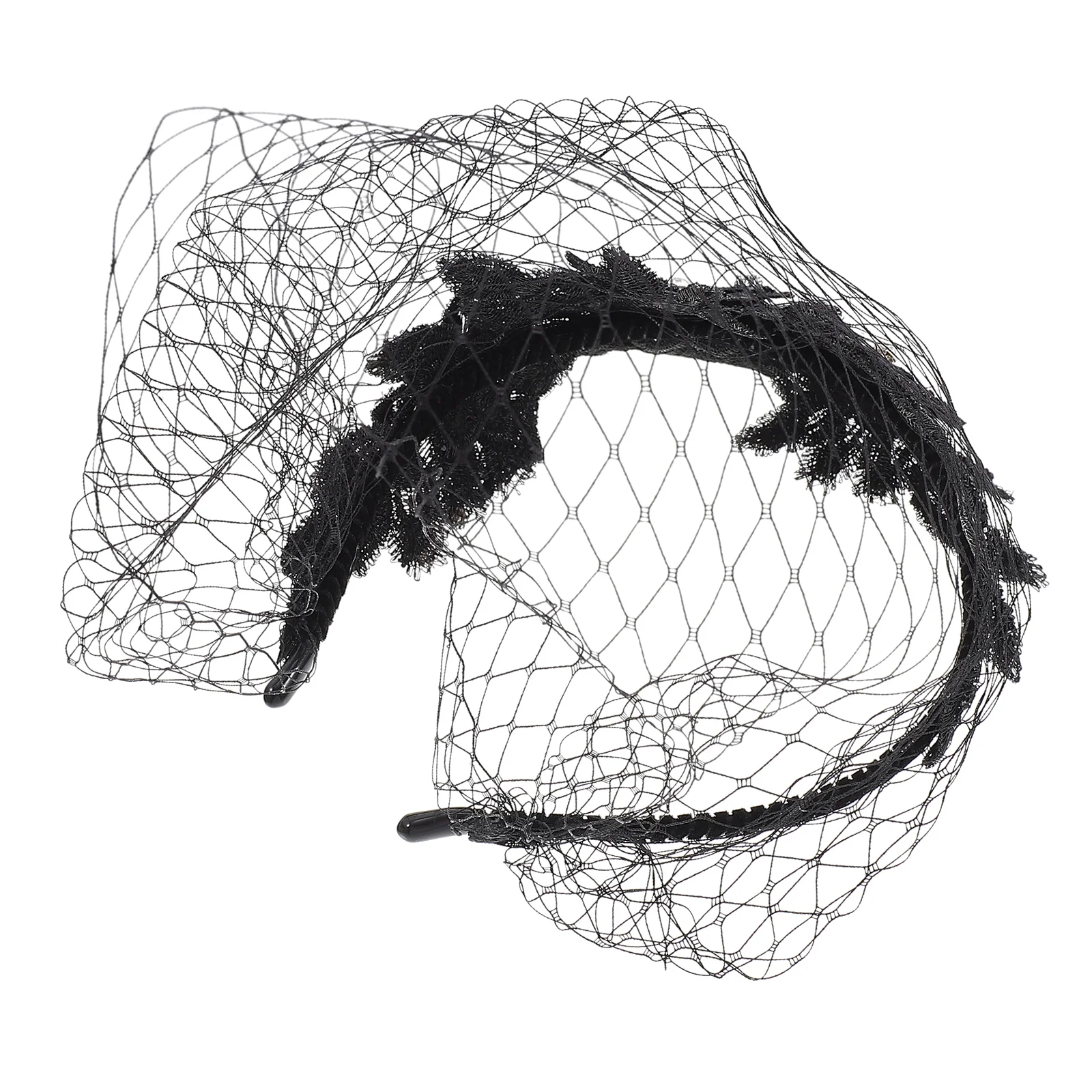 

Vintage Mesh Headband Woman Headdress European American Party Hair Accessory Iron for Girl