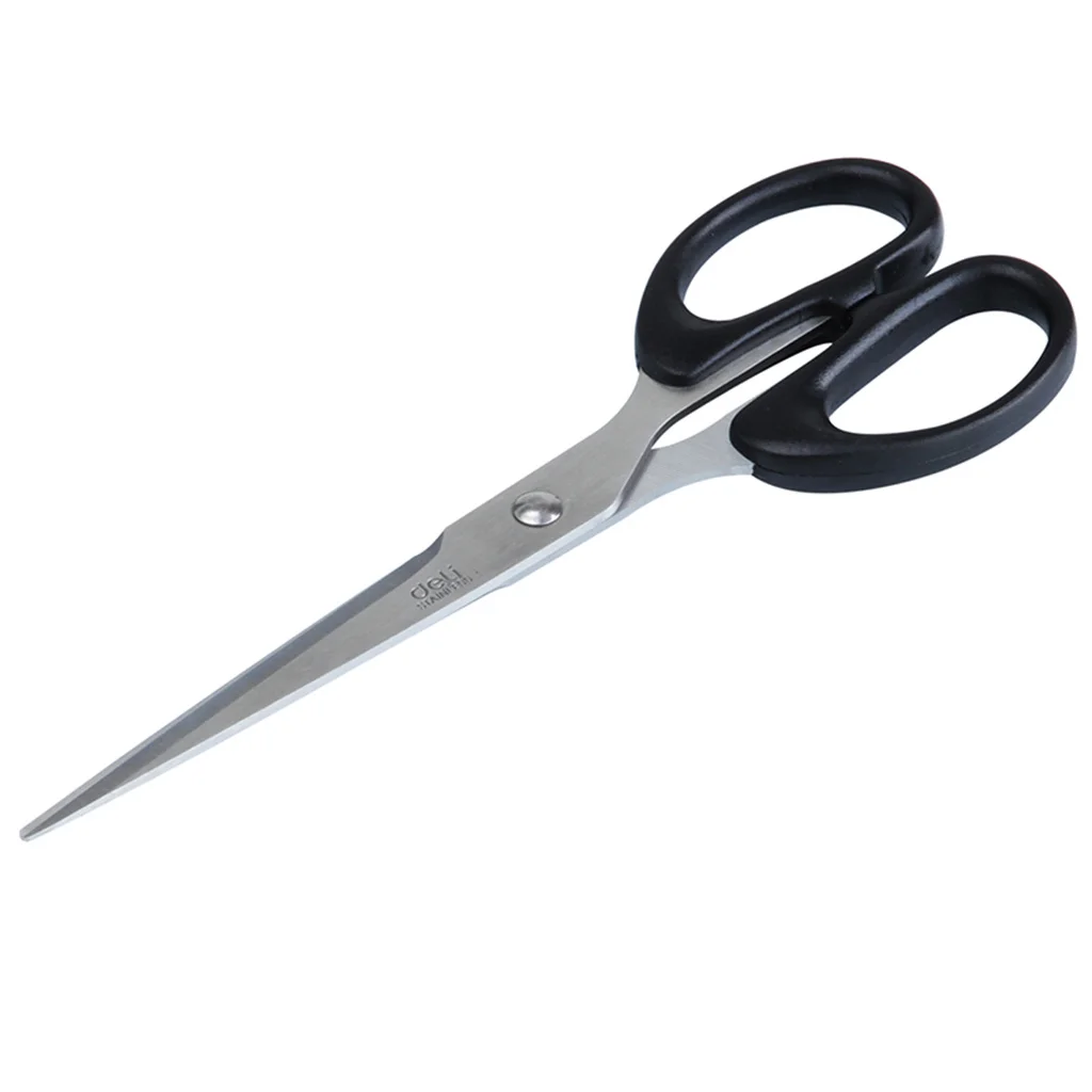 DELI 6009 Large Office Household Paper Cutter High quality Stainless Steel Utility Scissors For Household Sewing Scissors