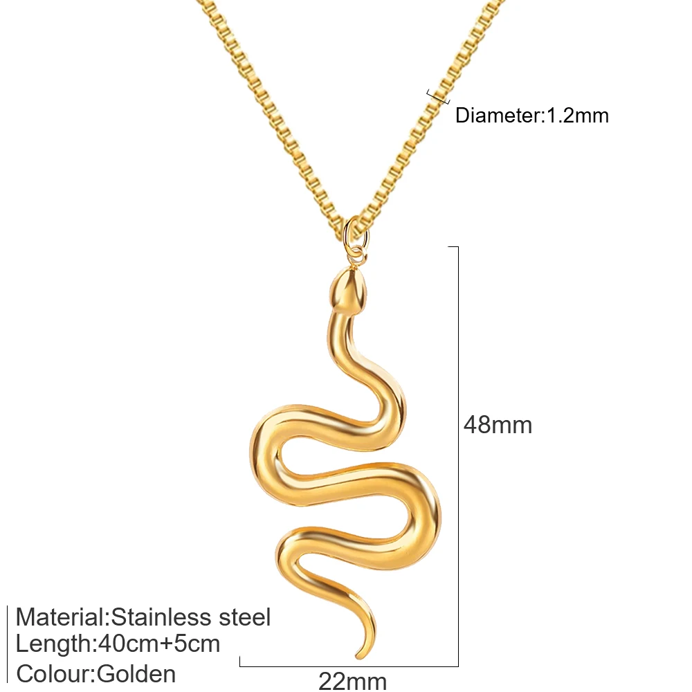 Frauen Edelstahl Anhänger Halskette Goldene Silber Farbe Europäische und Amerikanische Mode Einfache frauen Schmuck Geschenk Großhandel – Detail 5