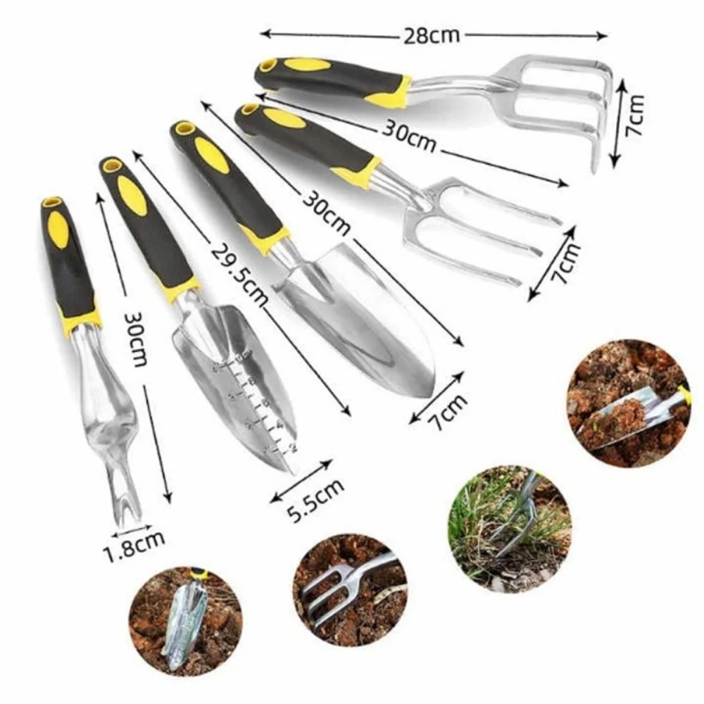 Description Picture 3 of itemGarden Tool Trowel Rake Cultivator Weeder with Ergonomic Handle Garden Lawn Farmland Transplant Gardening Tools