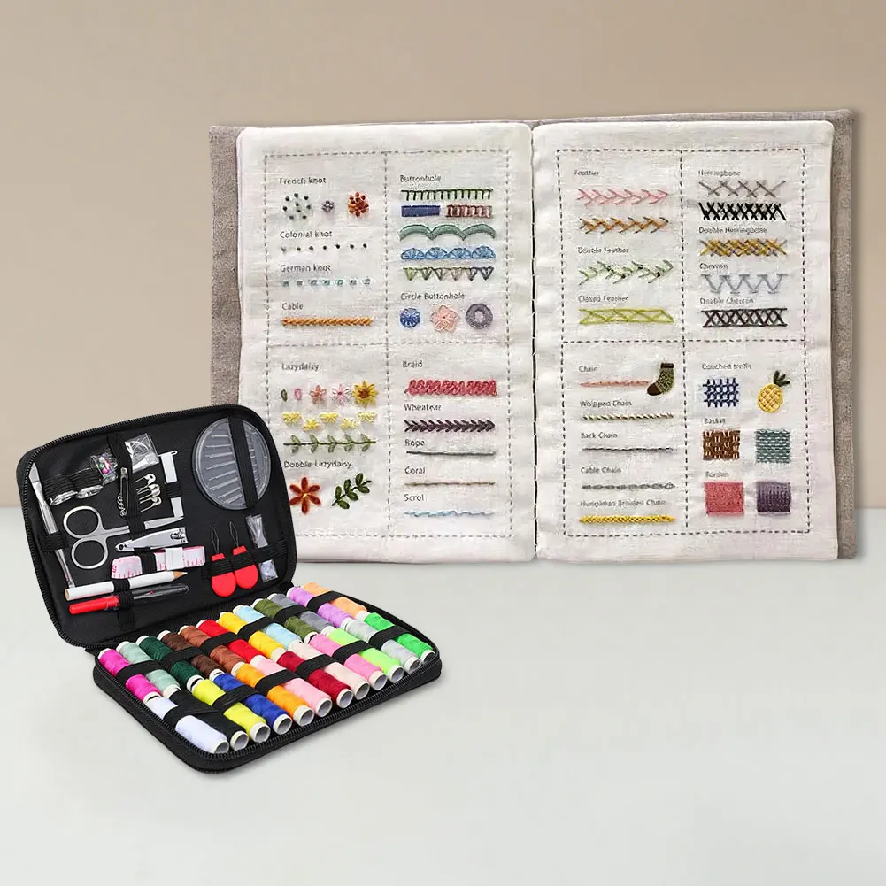 Comprehensive Embroidery Stitches Book for Sewing and Crafting