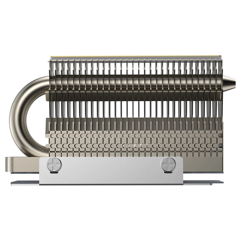 Coolleo Aghp-radiador de Estado Sólido 2280 Ssd Dissipador de Calor Totalmente Galvanizado Soldagem de Refluxo Heatpipe M.2 Refrigerador Ssd m. - Imagem 4