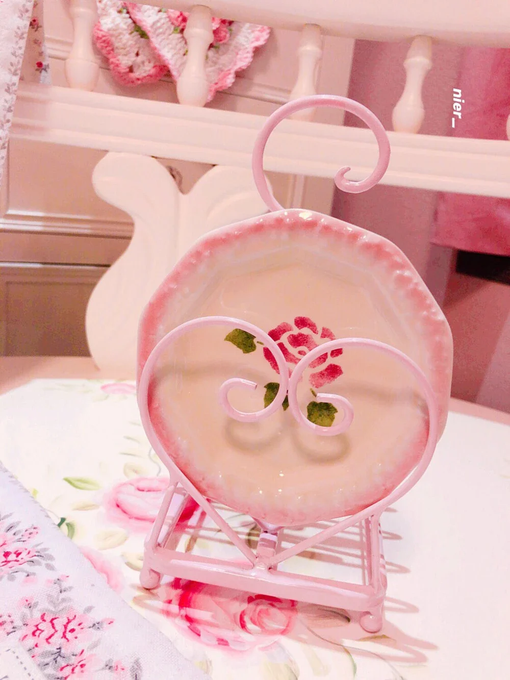 Heart-Shaped Bowl Dish Storage Rack, Holder, Single Layer Bowls Dishes Drain Rack, Organizer in Kitchen Accessories 4