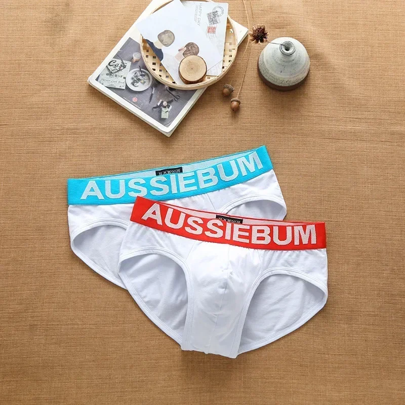 Men's pure cotton sweat absorption comfortable low waist pure color sports underwear au3-m089 2