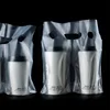 Milk Tea Takeaway Packaging Bag Beverages Coffee Single Cup Double Cup Bag Disposable Transparent Plastic Portable Packaging Bag 6