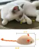 3/200pcs Rattle Cat Mouse Toys Also Prefilled Catnip Faux Fur Cat Mice Toys Interactive Cat Game Catnip Toys for Indoor Cats toy 3