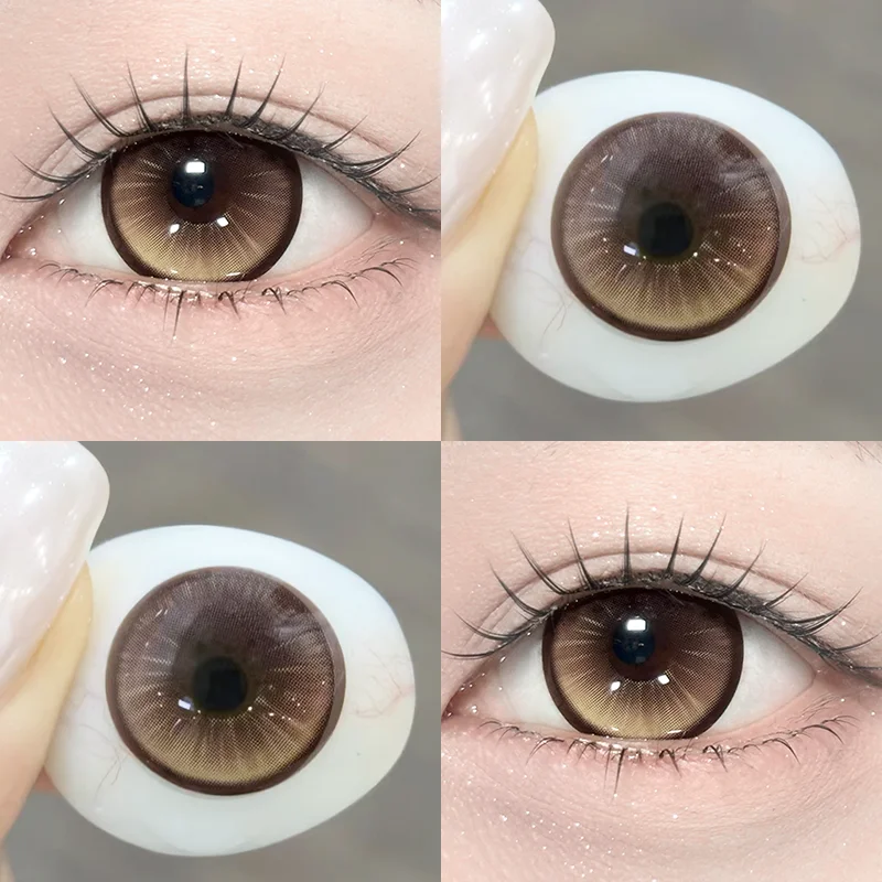 Natural Brown Colored Eye Contacts
