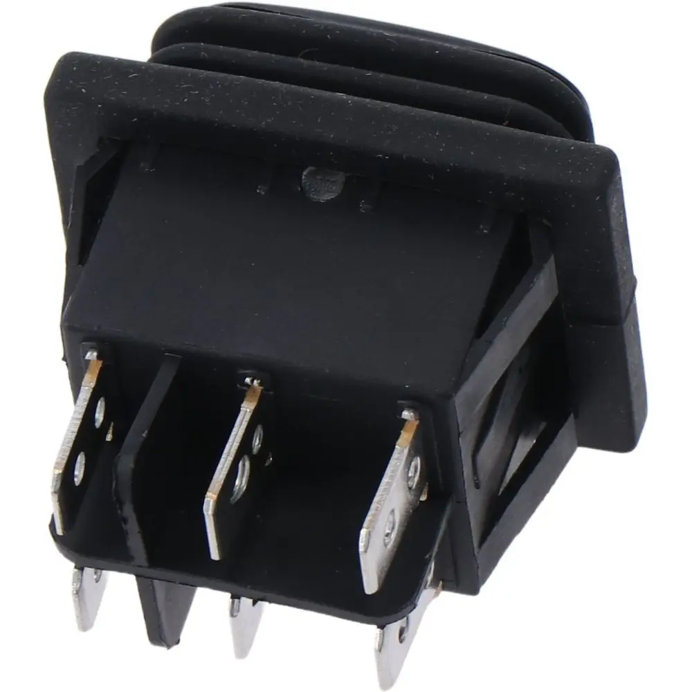 Interruttore A Dondolo Rotondo Nero Di Alta Qualità 20 Mm - Foto 10