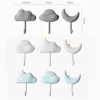 3PCS Living Room Cloud Moon Wall Hook Hanger Key Holder Bag Hat Coat Hanger Hook Kitchen Bathroom Organizer Wall Decoration 6