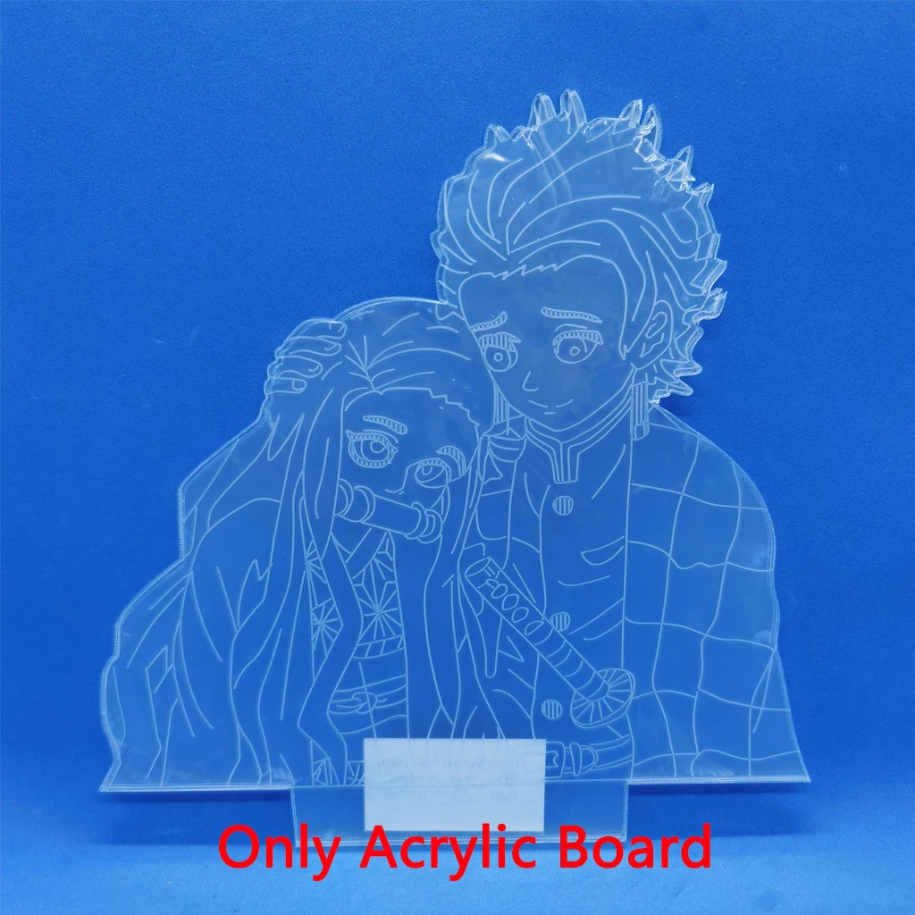 night light for bedroom Anime Demon Slayer Led Night Light 16 Colors Lamp Kimetsu No Yaiba For Kid Desk Decor Can Be Combined To Purchase Acrylic Board bright night light