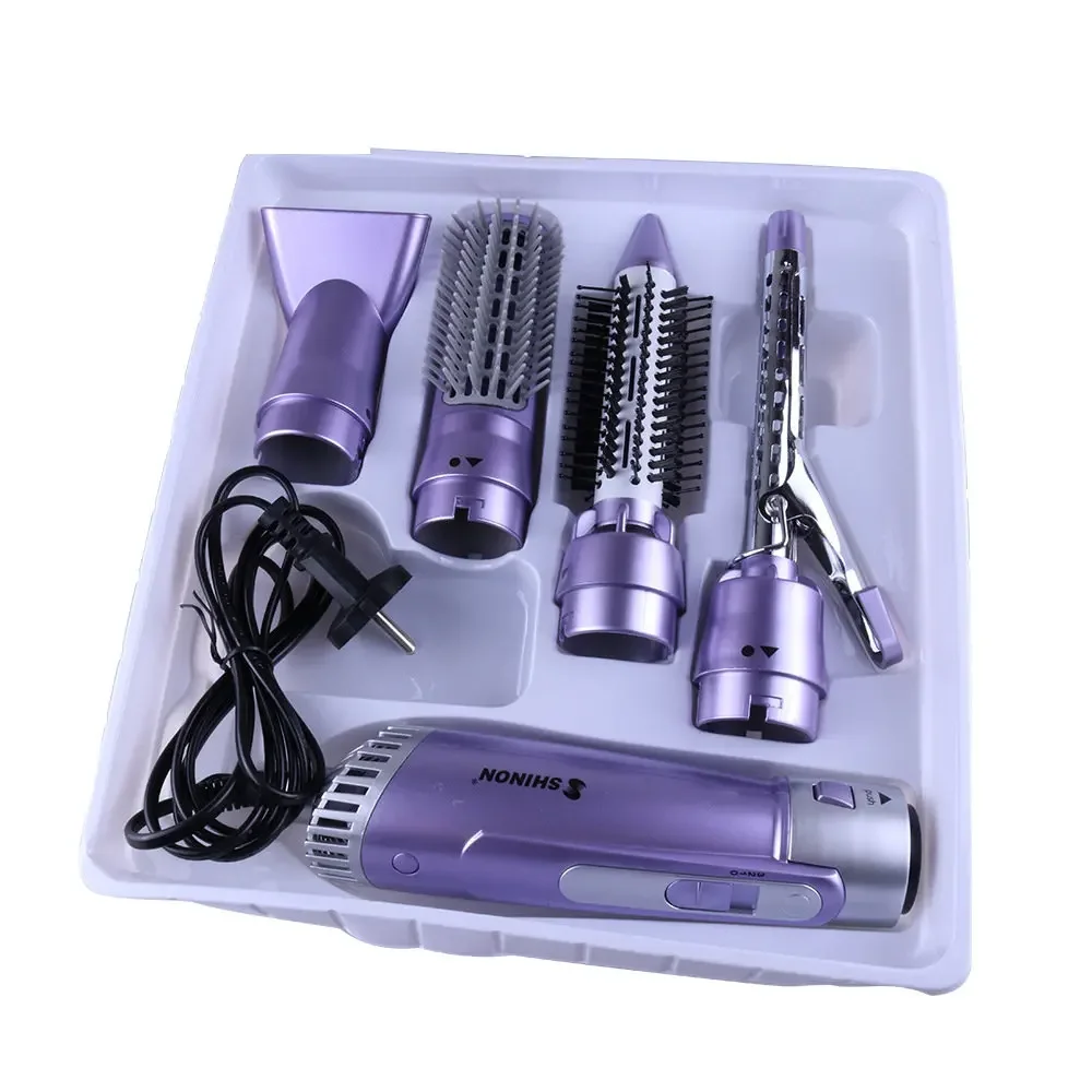 

Hair Dryer Brush One Step Hair Dryer and Volumizer Styler Blow Dryer Straightener & Curler Hot Air Hair Brush Comb 4 in 1