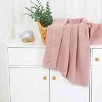 Baby Blankets Knitted Newborn Swaddle Wrap Crib Quilt Super Soft Toddler Infantil Stroller Sofa Bedding Sleeping Covers 100*80cm 6