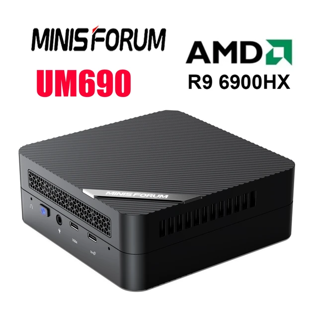 Amd Mini Gaming Pc Ryzen 9 5900hx Rtx3060 Rx 6600m Rx 6500xt 2*ddr4 M.2  Nvme Ssd 2.5g Lan Desktop Tower Computer Wifi6e Mini Pc - Barebone & Mini Pc  - AliExpress