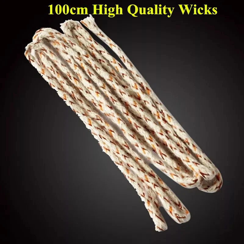 100cm Top Quality Copper Wire Cotton Core Wicks For Zippo Gas Lighter Replacement Repair DIY Insert Case Consumables Accessory