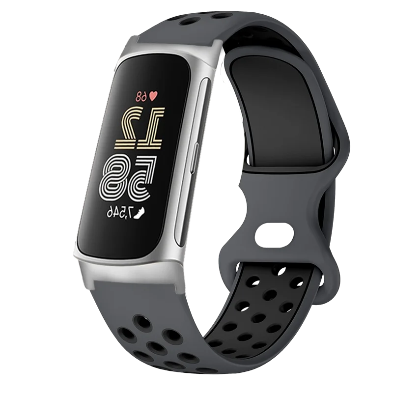 Breathable Quick-Dry Silicone Sport Wristband with Round Hole Strap Design