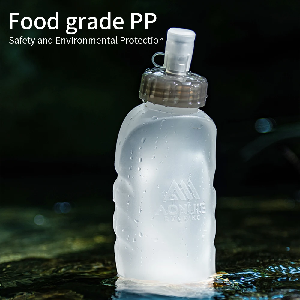 AONIJIE SD36 420ml Outdoor Sports Water Bottle with Soft Silicone PP Material Marathon Off-Road Water Bottle Sports
