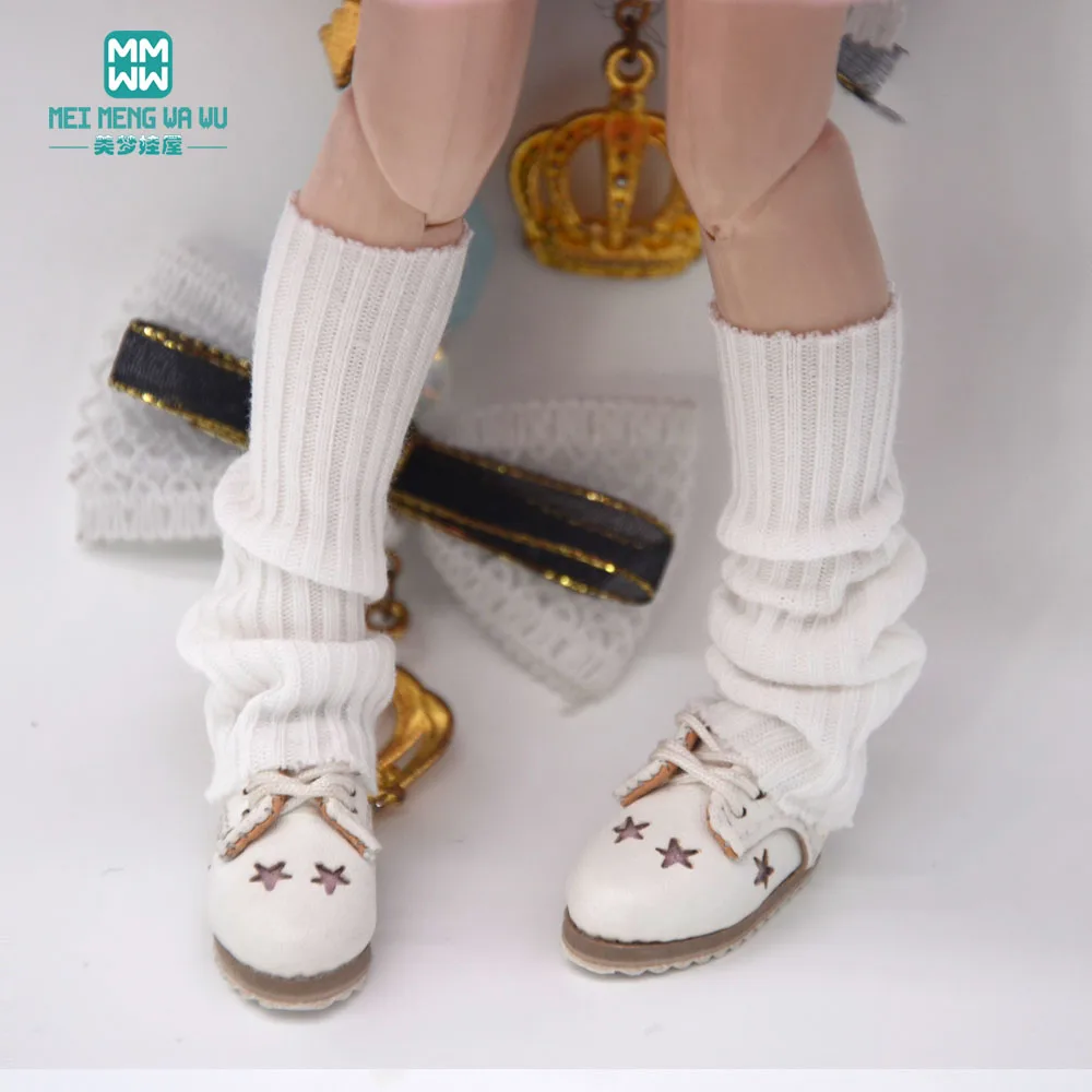 New Blyth Doll Accessories for 28-30cm Azone OB22 OB24 Socks Leg Socks Thread Pink, White, Yellow, Brown 3