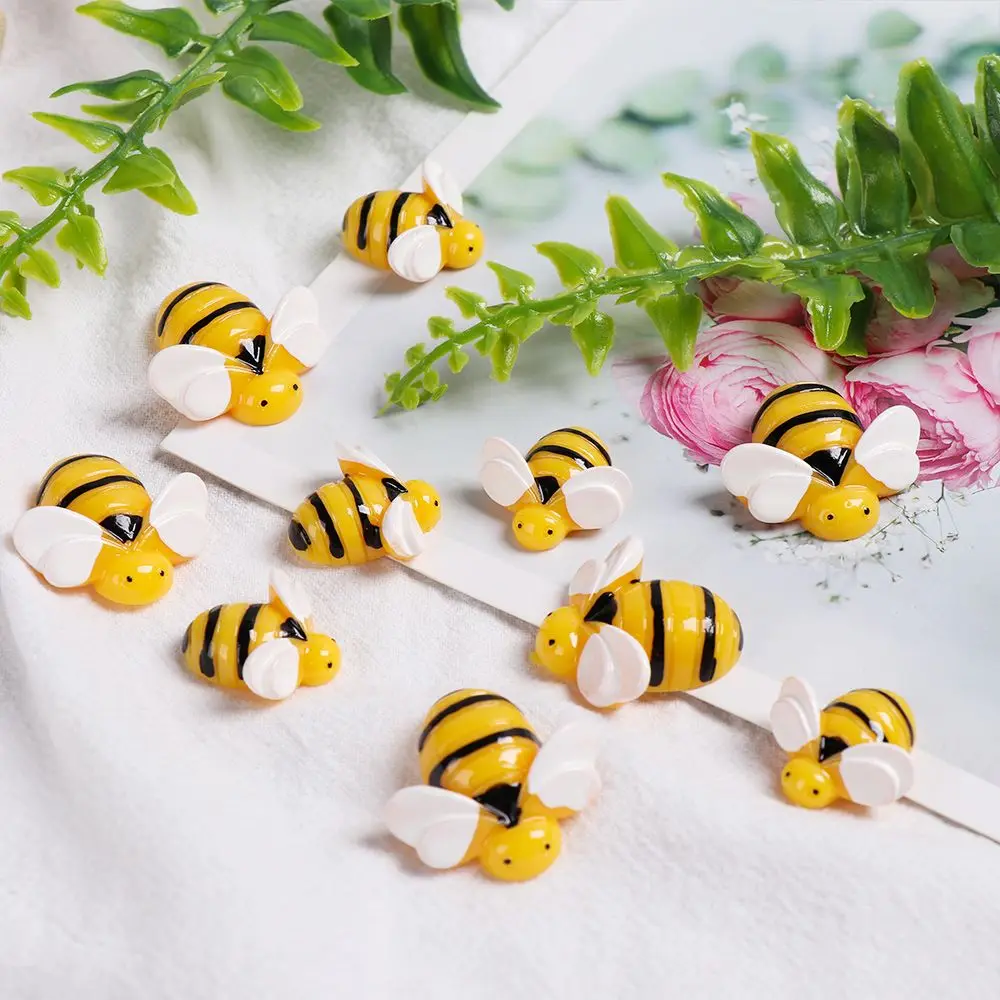 lot Crafts DIY Accessories Mobile Phone Shell Hair Ornament Simulated Animals Artificial Bees Slime Pendants Mini Bee