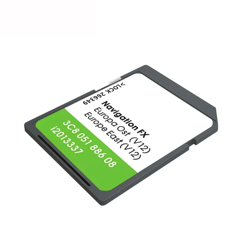 Transporter Sat Nav Navigation Card Verssion 3C8 051 886 08 FX V12 OST EAST for VW Europe Map Data Memory