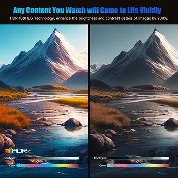 Magcubic HT600 Projector 550ANSI 1080P with Linux Android 11 Dolby Audio HDR10 Wifi BT Auto Focus for Netflix Youtube Certified 4