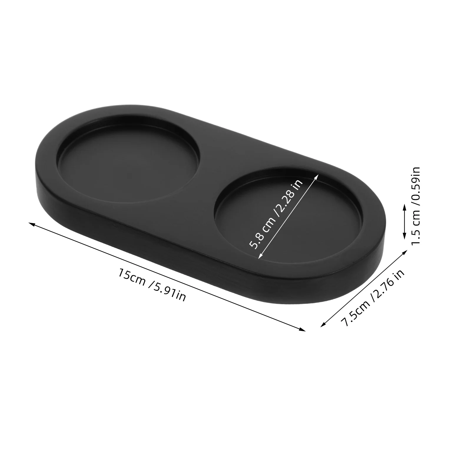 Coasters Wooden Pepper Mill Base Kitchen Tray Grinding Disc Condiment Black Salt and Sauce Bottle for Child 4