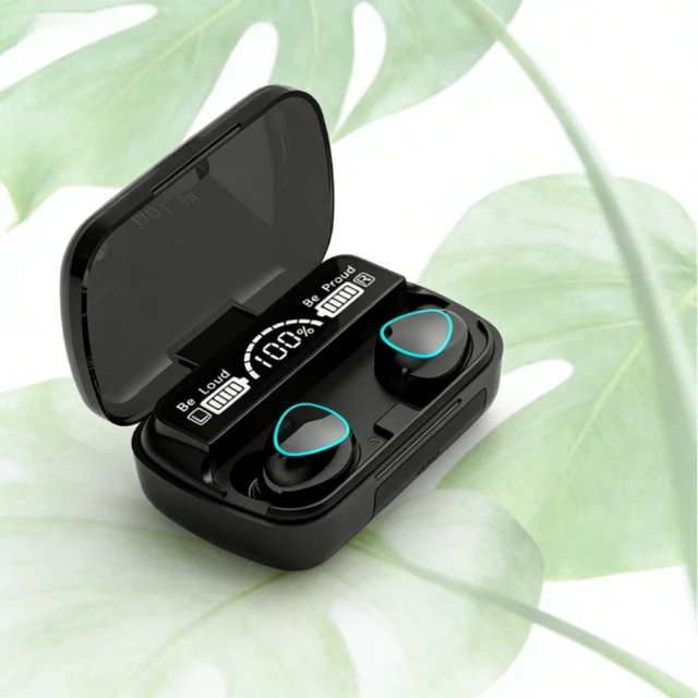 New Bluetooth headset M10 hands-free LED Dispay headset Bluetooth HiFi stereo music wireless earplug waterproof game headset