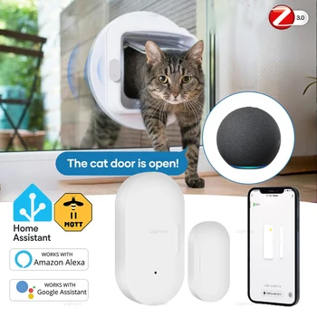 Zigbee Door Sensor Window Contact Entry Sensor Home Security Burglar Magnetic Sensor Alarm Smart Life For Alexa Google Home 1
