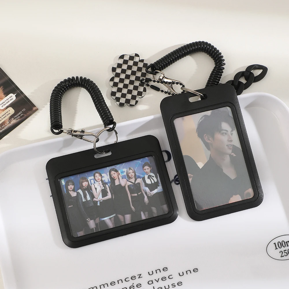 3 inch Card Holder Kpop Photocard Holder Photo Card Bag Pendant School Stationery