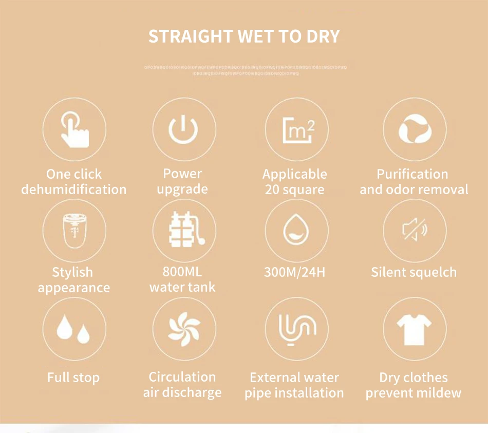 Description Picture 3 of itemDehumidifier for household small bedrooms basement moisture absorption drying dehumidification and moisture prevention devices