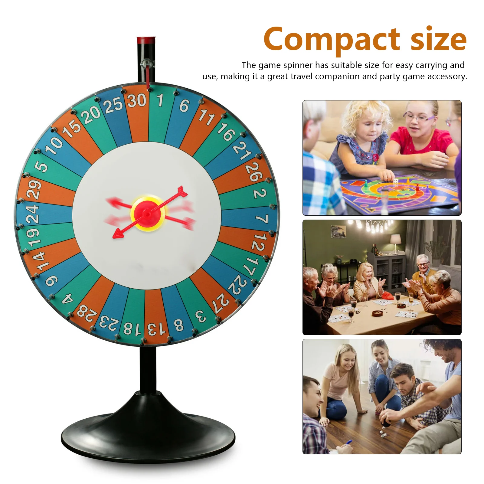 25 Pcs Rotate The Pointer Spinning Arrow for Game Large Engaging Board Child