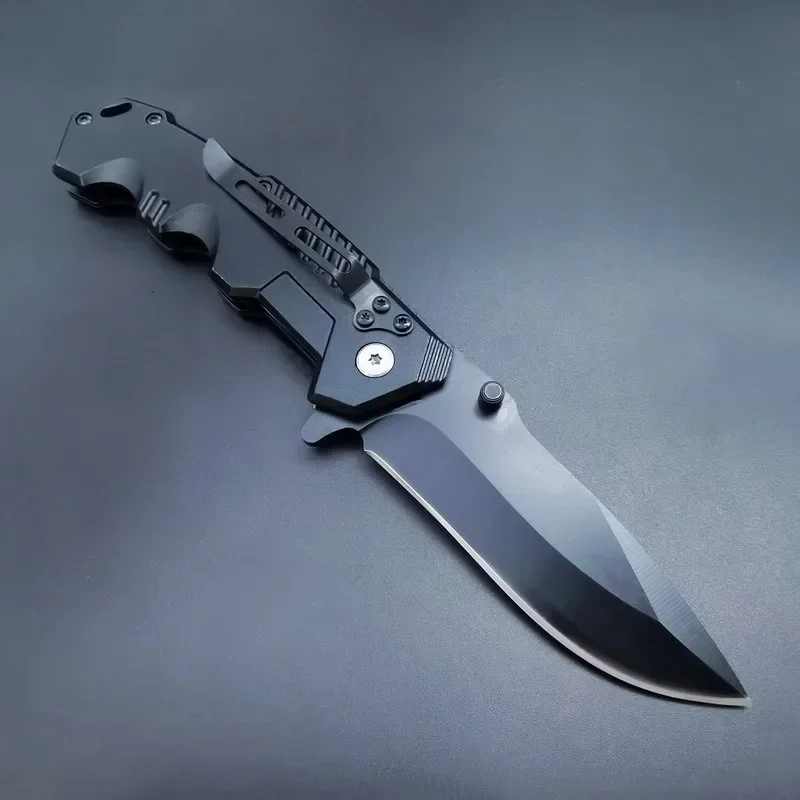 

Multifunctional Camping Hunting Knife Outdoor Portable Stainless Steel Back Clip Folding Knife Fruit Knife Fishing Tool