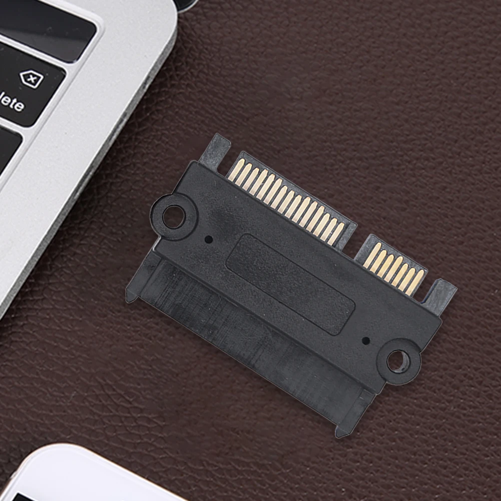 30-1pc SATA Stecker Auf Buchse Power Daten Konverter 22Pin 7 + 15 Stecker Auf Buchse Konverter Kopf power Daten Adapter SATA Zu SATA Adapter – Detail 8