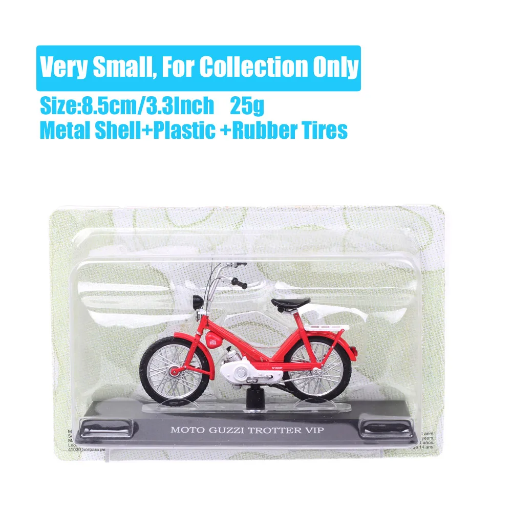 Scala 1/18 Atlas Moto Guzzi Trotter VIP ciclomotore Mofa modello