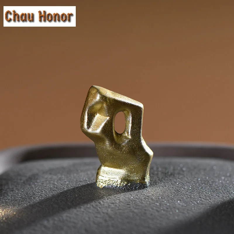 480ml Vintage Balck Pottery Ceramic Loop-handled Teapot Chinese Kung Fu Tea Master Pot Household Flagon Wine Pots Gift Packaging