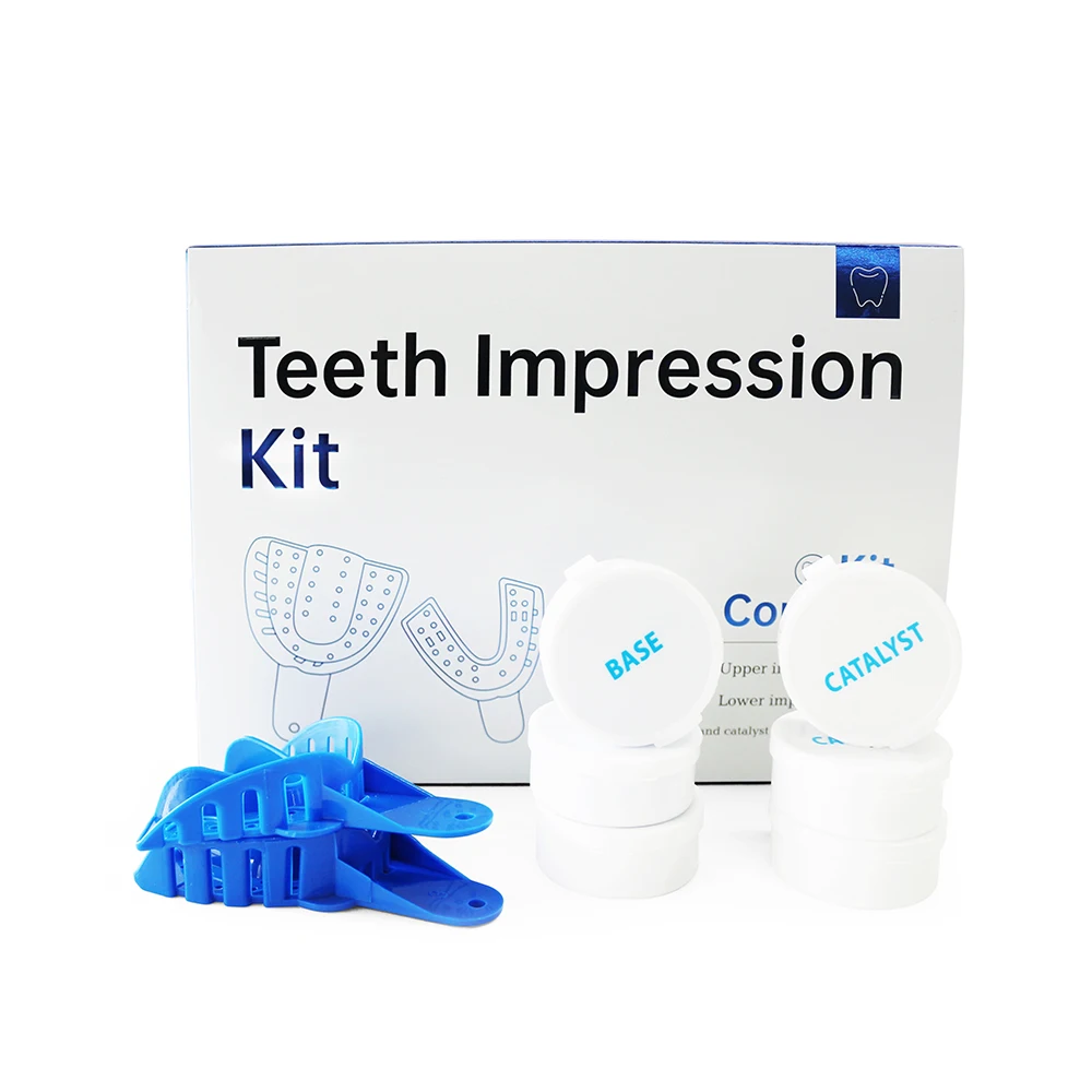 Dental Impression Material Silicone Rubber Dentistry Heavy putty Kit Mould  Light Body Impression For Teeth Whitening Molds Tool