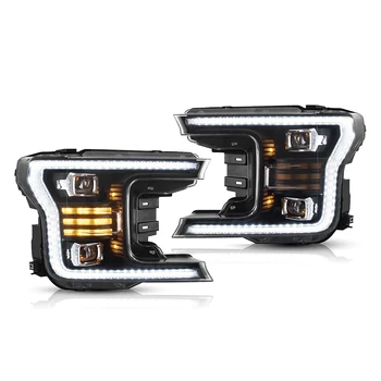 Car Light LED Headlamps Assembly For Ford F150 2018 2019 2020 LED Headlamp With DRL Sequential Turn Signal Plug-and-Play 1